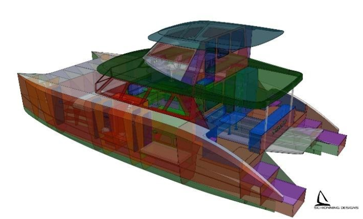 Schionning Custom Alaskan 1500 Power Catamaran