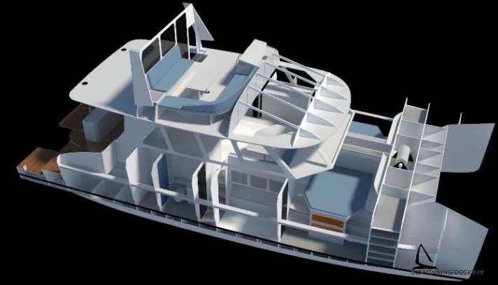 Schionning Custom Alaskan 1500 Power Catamaran